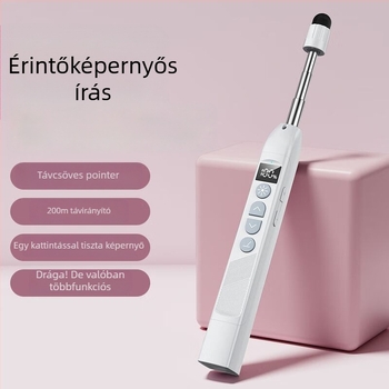 Hosszabbítható oktatási mutató lézerrel a lapok lapozásához, írható, PPT visszaszámláló, érintőképernyős multimédia