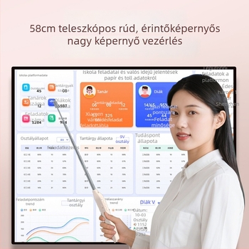 ABS-anyagú teleszkópos oldalpörgető toll, logónyomtatás elérhető, testreszabás