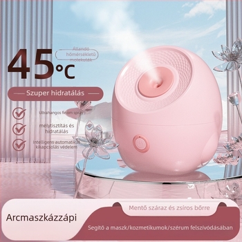 Arcgőzölő készülék arcra, meleg gőz, 5 fokozat, beépített akkumulátor 1200-2000mAh, köd idő >180 s
