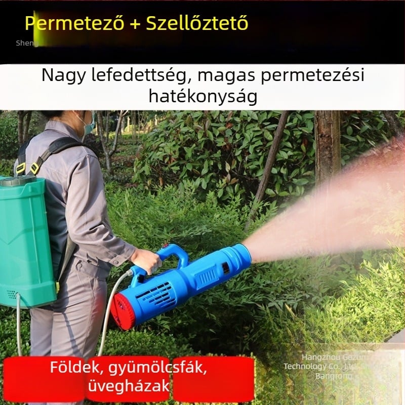Sheng bangrong elektromos permetező, három részes készlet, lítium akkumulátor, magas feszültség, növényvédő permetező fertőtlenítéssel