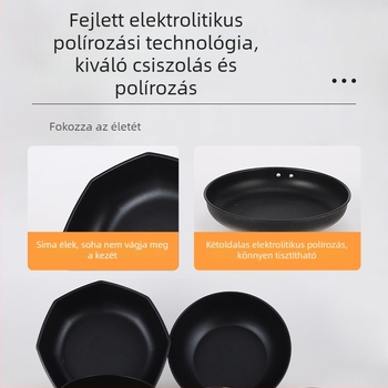 12V-es elektromos wok belső edénye, 430 rozsdamentes acél