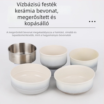 12V-es elektromos wok belső edénye, 430 rozsdamentes acél