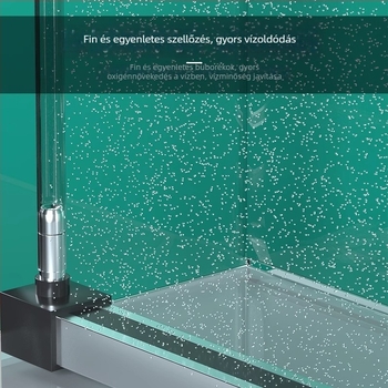 Akváriumi oxigéncsík, csendes nano-alumíniumötvözet, légfüggöny, 200 g