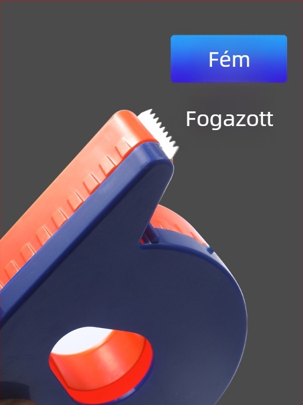 Kézi átlátszó szalagvágó, modell 985, 1 cm és 1,2 cm szélességű szalagokhoz, 12 tekercses csomag