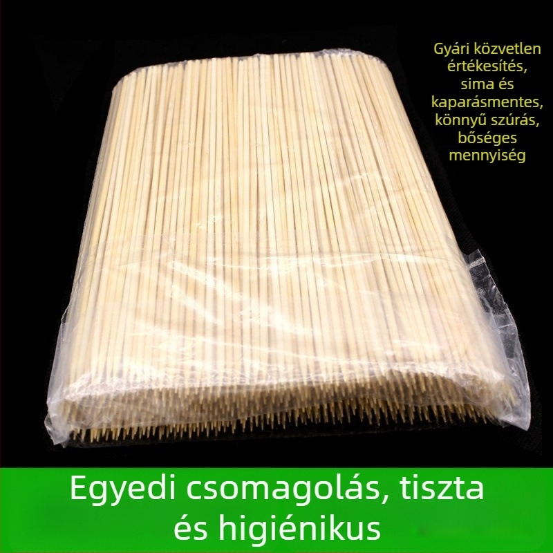 Bambusz grillnyársak háztartási használatra, bárány nyársak, márka Kewen