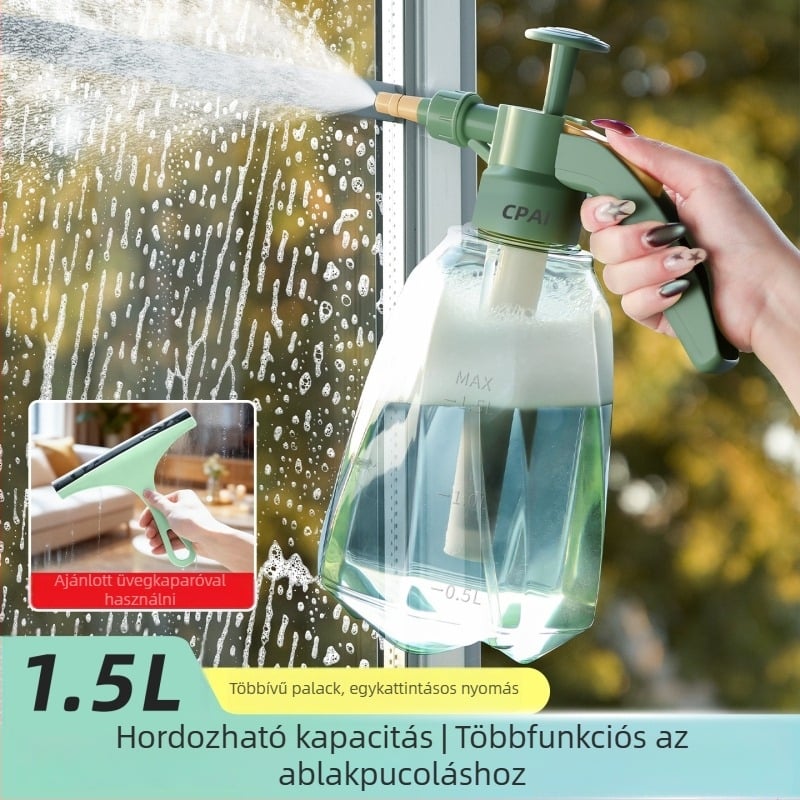 Öntözőkanna, műanyag, CPAI márka, 1500 ml kapacitás, otthoni kertészkedéshez és közösségi zöldterületekhez