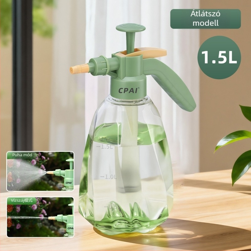 Öntözőkanna, műanyag, CPAI márka, 1500 ml kapacitás, otthoni kertészkedéshez és közösségi zöldterületekhez
