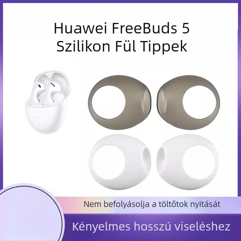 Huawei Buds 5/6 szilikon tok – leesés elleni fülcsúcsok, egyedi mintára készítve, 2023-as megjelenés