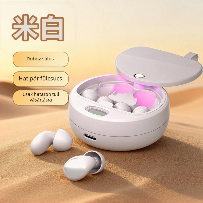 Organikus szilikon füldugók zajcsökkentésre, 38 dB NRR, sterilizálható, füldugó típus