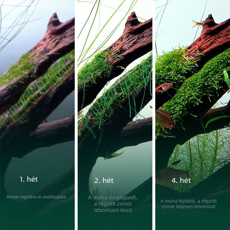 Aqua Nest moha kötőzsinór, biológiailag lebomló akváriumhoz