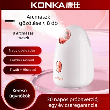 Konka arcápoló párásító forró–hideg permettel, 4. fokozat, köd idő 11–30 s, akkumulátor nélkül
