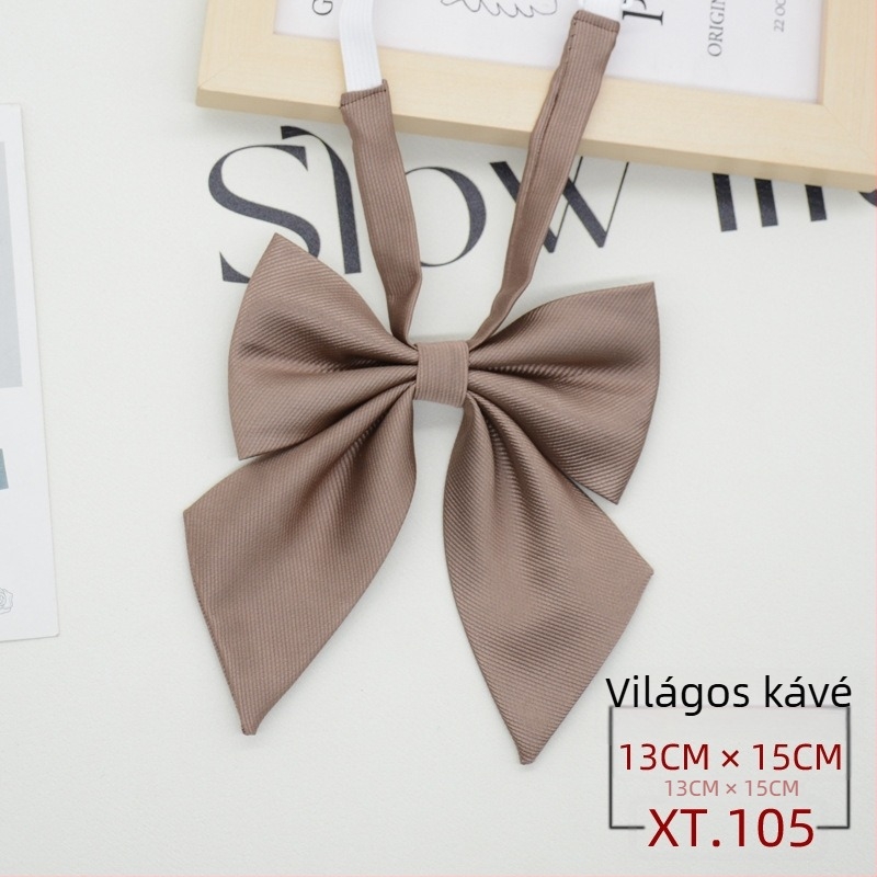 Női gallér virágos csokornyakkendő, jacquard poliészter, monokróm minta, nyíl formájú dizájn, koreai stílus