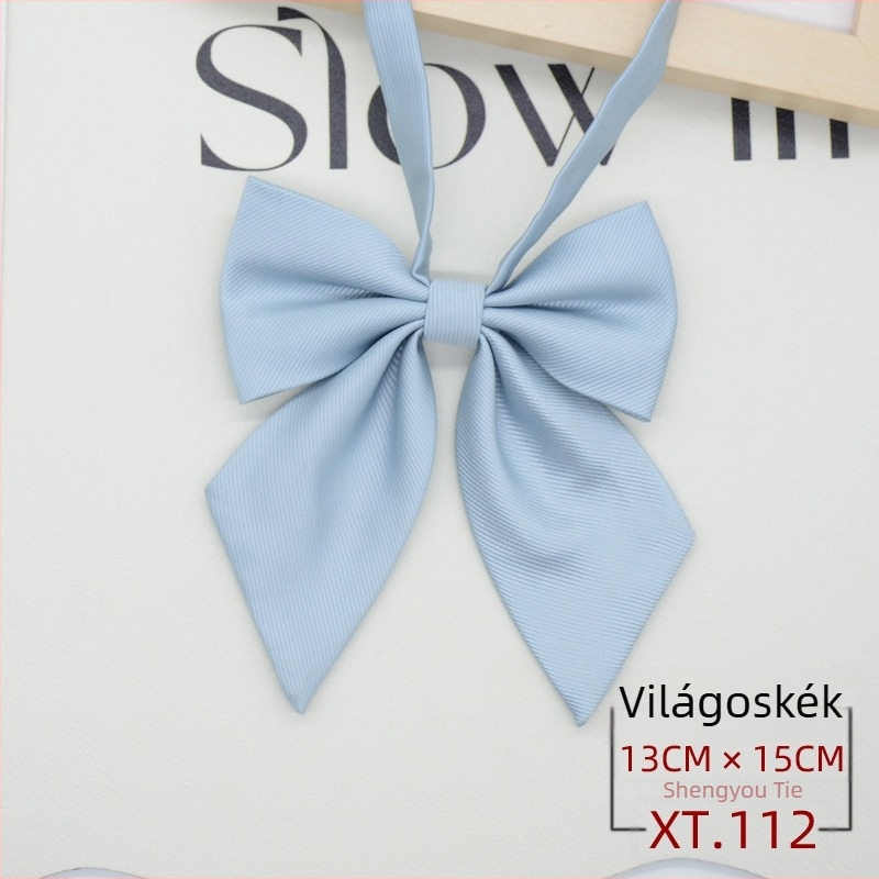 Női gallér virágos csokornyakkendő, jacquard poliészter, monokróm minta, nyíl formájú dizájn, koreai stílus