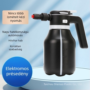 Elektromos habspray autómosáshoz, kézi magasnyomású permetező ventillátorszerű fejjel a kert öntözéséhez