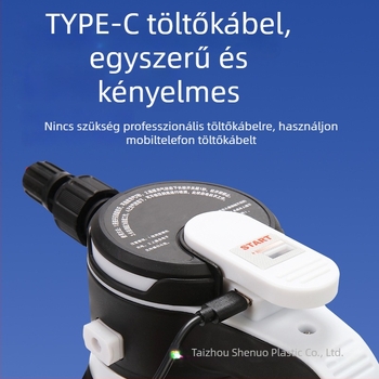 Elektromos habspray autómosáshoz, kézi magasnyomású permetező ventillátorszerű fejjel a kert öntözéséhez