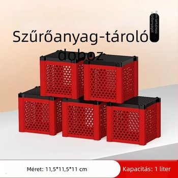 Akvarisztikus szűrőanyag-tároló doboz aktív szénnel és baktérium-kultúrával (Anyag: Egyéb; Súly: 136 g; Kategória: Akvarisztikai felszerelés)
