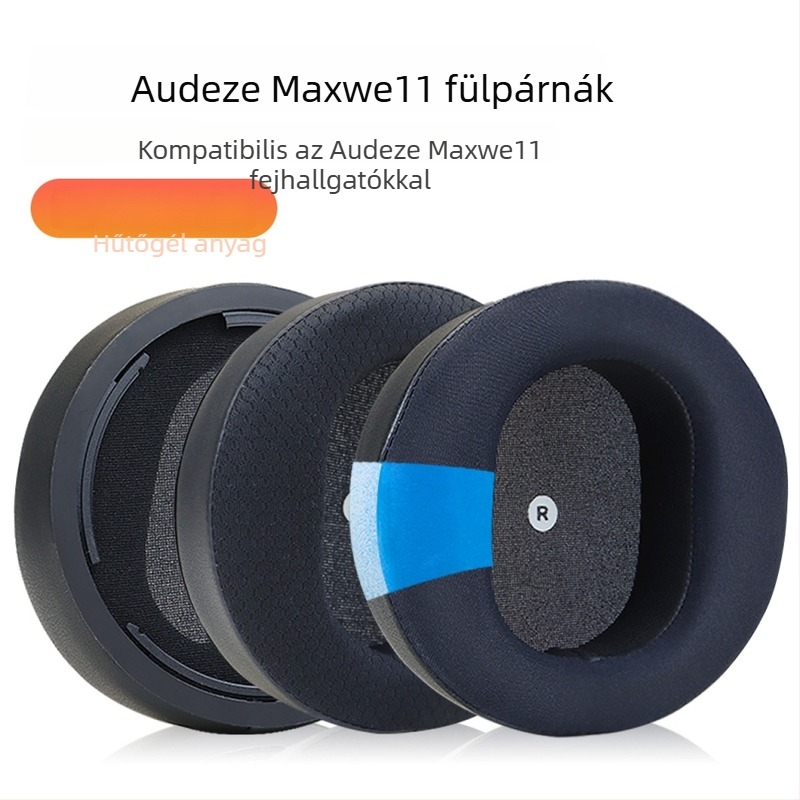 Audeze Maxwell fülpárnák, műbőr, jég-gél lélegző anyag