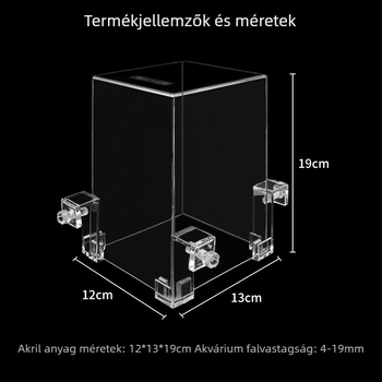 Negatív nyomású akril függő akvárium tartóval — VL