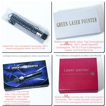 Lézeres oldalfordító toll, Modell 303, kézben tartható és hordozható, szakmai képzéshez és iskolai oktatáshoz