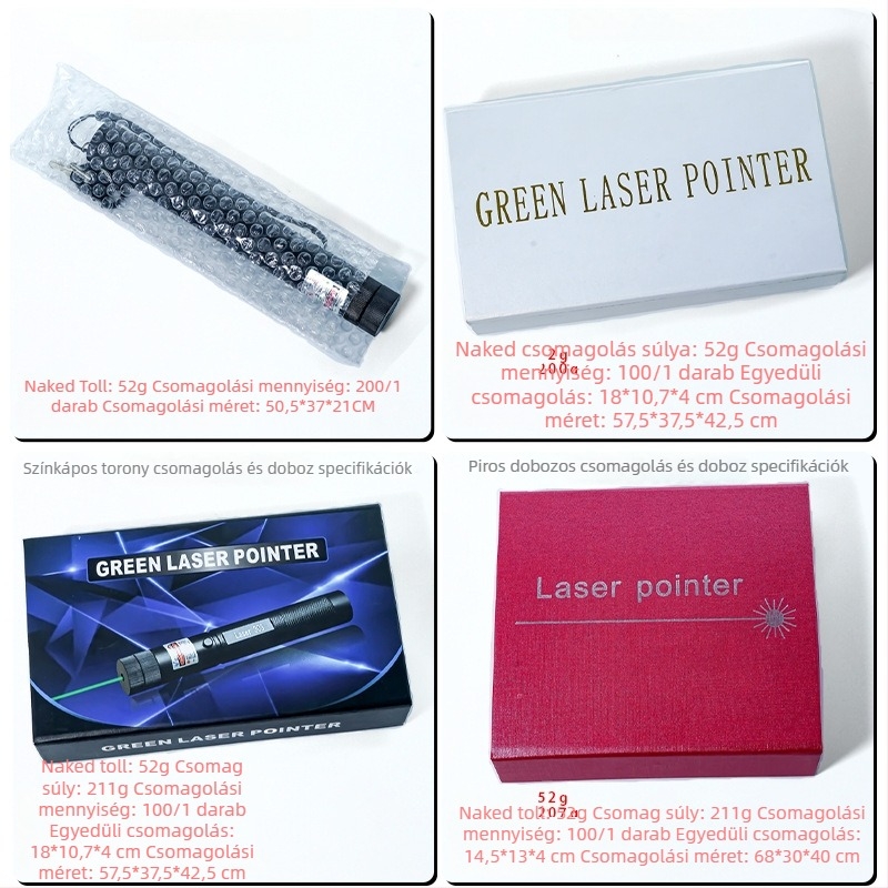 Lézeres oldalfordító toll, Modell 303, kézben tartható és hordozható, szakmai képzéshez és iskolai oktatáshoz