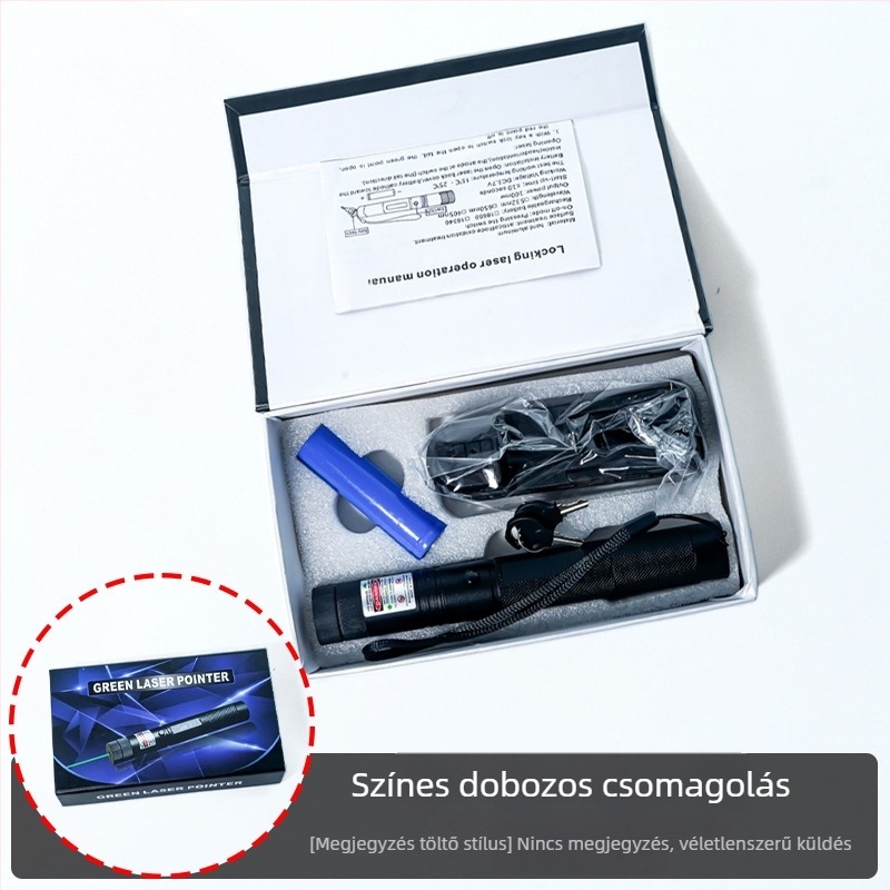 Lézeres oldalfordító toll, Modell 303, kézben tartható és hordozható, szakmai képzéshez és iskolai oktatáshoz