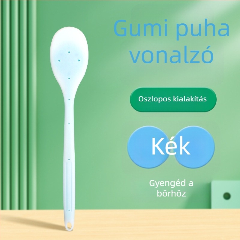 Szilikon tanítási mutató puha vonalzós mérővel otthoni használatra, gyermekbarát oktatóbot