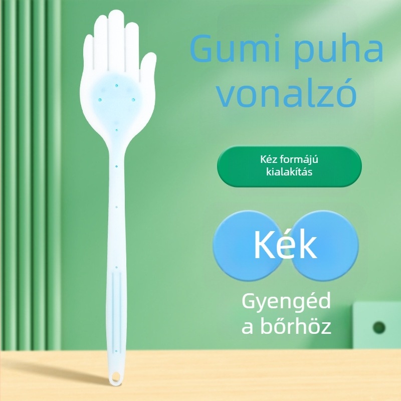 Szilikon tanítási mutató puha vonalzós mérővel otthoni használatra, gyermekbarát oktatóbot
