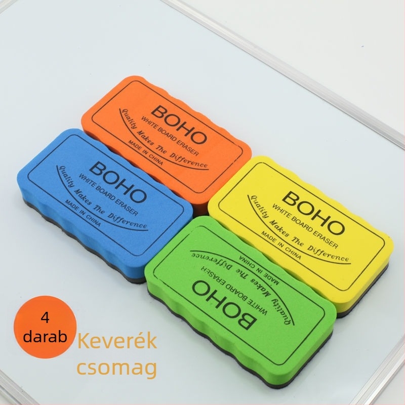 Mágneses fehértáblára törlő, otthoni oktatáshoz, flanel hátlappal, könnyen törölhető