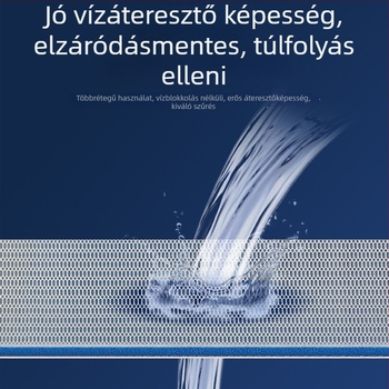 Akvárium szűrőközeg 8D, 8D szűrő pamut, nagy sűrűségű szivacs, biokémiai víz tisztító anyag