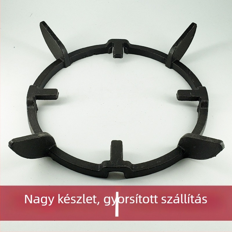 Leyi márkájú csúszásmentes kis edény tartó, öntöttvas, modell ZHUTIE, szerelés nélkül, nettó tömeg 0,4 kg