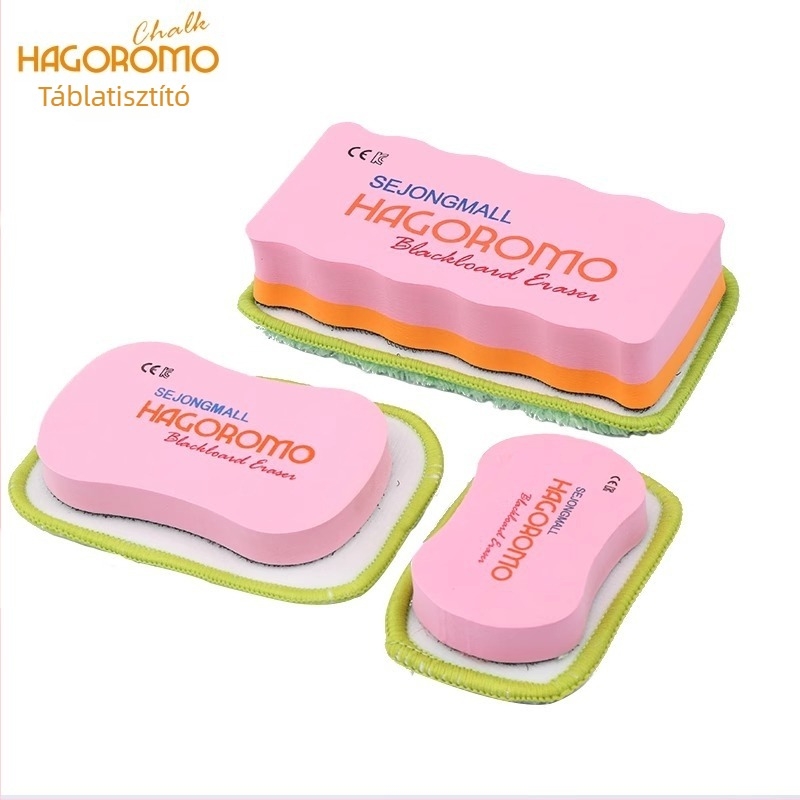 Feather robe krétar radír, korall velúr anyagú, mágneses, cserélhető fehér táblákhoz és rajztáblákhoz