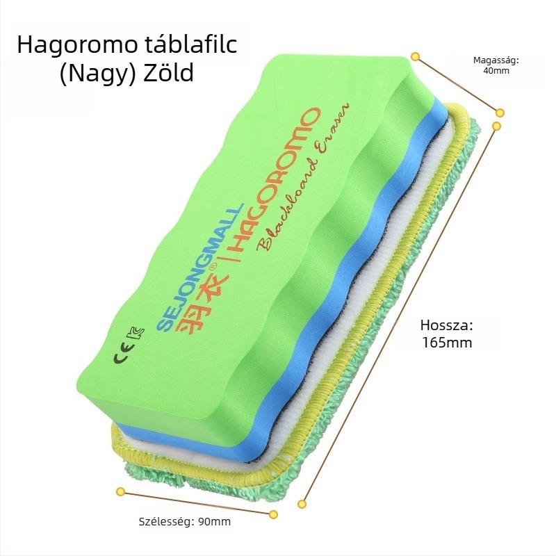 Feather robe krétar radír, korall velúr anyagú, mágneses, cserélhető fehér táblákhoz és rajztáblákhoz