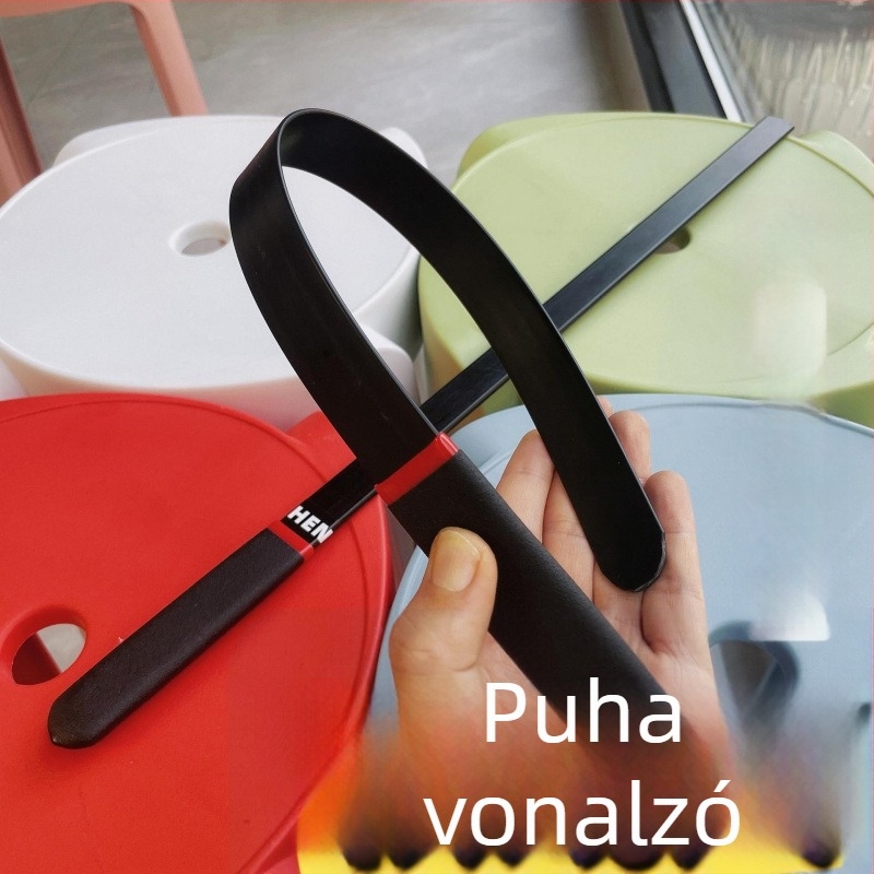 Otthoni használatra szánt vonalzó oktató mutatóval, puha mérővonalzó, rattan tanítóbot, könnyű kompakt kialakítás