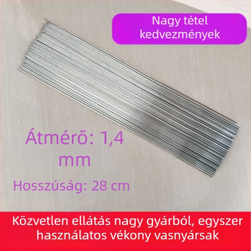 Rozsdamentes acél grillnyársak, új kínai stílusú, 1 csomag