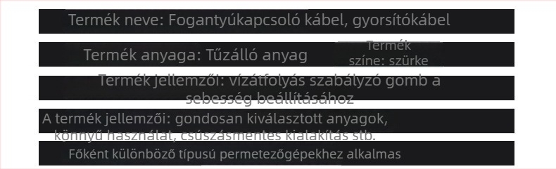 Mezőgazdasági elektromos permetező tartozékok - fogantyúval kapcsoló, sebességszabályozó vonal, fagyálló, robbanásbiztos, vastagított cső