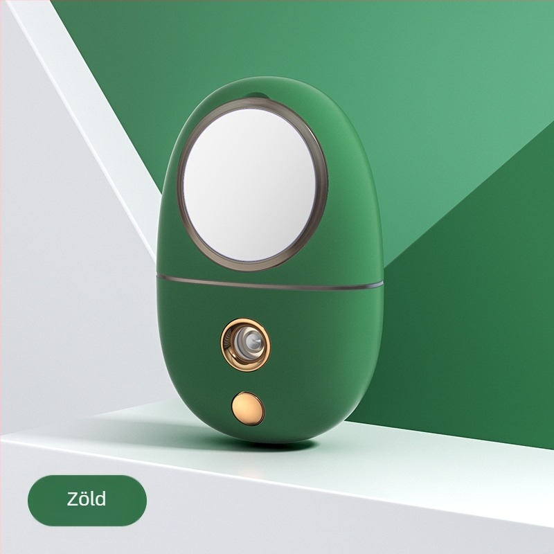 GEEKFUN Hordozható nano-spray arc‑hidratáló készülék hideg spray‑vel, beépített akkumulátor 100–300 mAh, üzemidő több mint 12 óra, 1 üzemmód