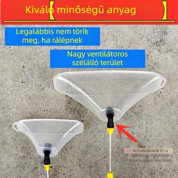 Permetező üveg – POM anyag, szélálló fúvóka, Own Brand, mezőgazdasági elektromos permetezőhöz