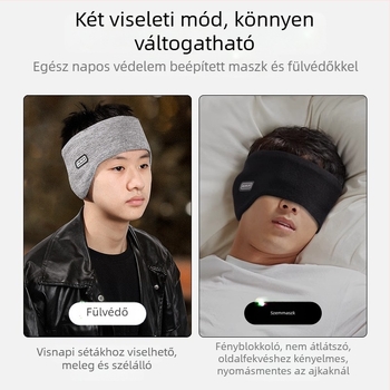 Oldalsó alvásra tervezett zajcsökkentő fülvédők, plüss anyag, hangszigetelés, felnőttek, kerékpározáshoz