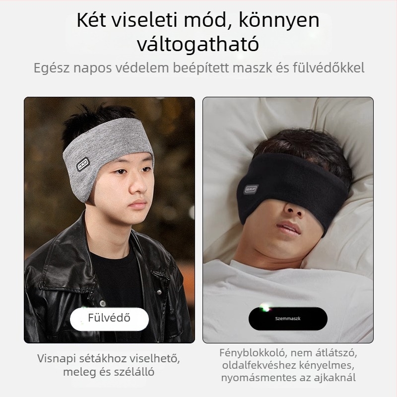 Oldalsó alvásra tervezett zajcsökkentő fülvédők, plüss anyag, hangszigetelés, felnőttek, kerékpározáshoz