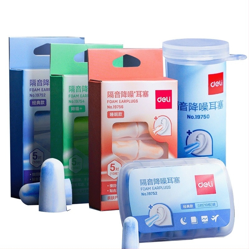 Deli zajcsökkentő füldugók, professzionális hangszigetelés, modellek 19750, 19752, 19753