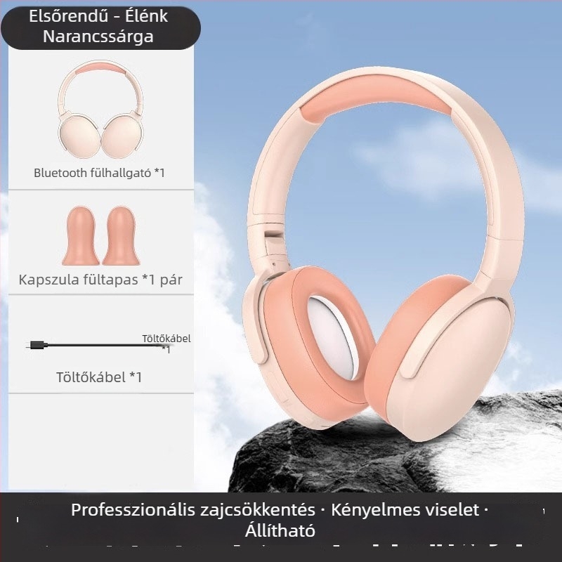 Bluetooth zajcsökkentő fejhallgató, uniszex, beltéri használatra, egész éves használat, kiadás télen 2025