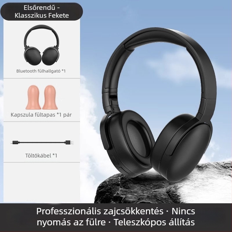 Bluetooth zajcsökkentő fejhallgató, uniszex, beltéri használatra, egész éves használat, kiadás télen 2025
