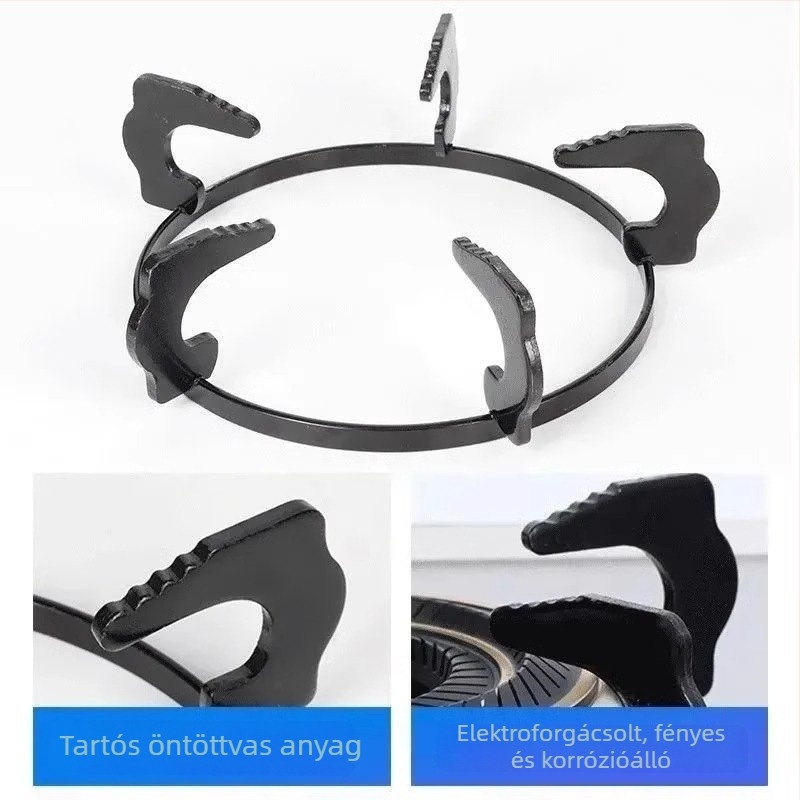 Gáztűzhely edényállvány, telepítés: elhelyezés, 2024-es kiadás, konyhai edények