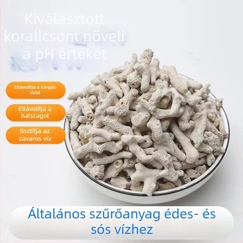 Korallkő szűrőanyag tengeri akváriumhoz – ABS anyag, teljes szűrő készlet, akváriumi berendezés
