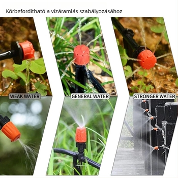 Nyolcszúros állítható köd-hűtő készlet kültéri alacsony nyomáson