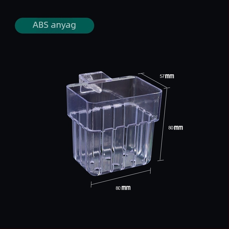 Fali akváriumi hidroponikus ültetőkosár (ABS; Eredet: Guangzhou; Tömeg: 40 g; Kategória: Akváriumi felszerelés)