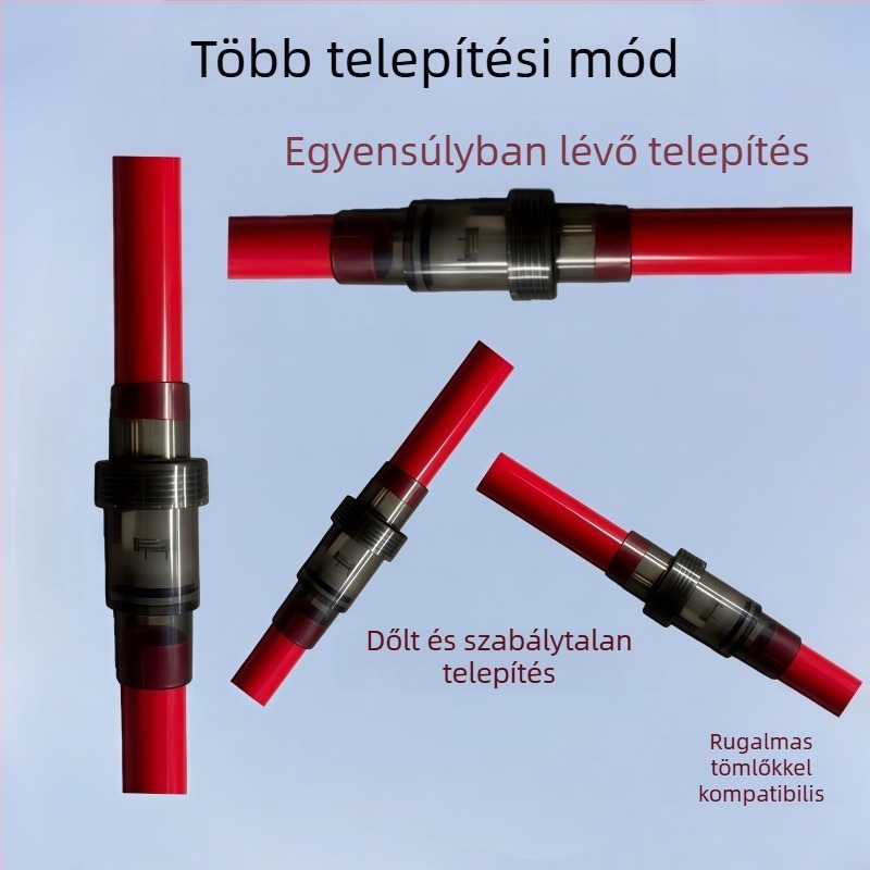 ABS akváriumi ellenőrző szelep, DIY visszafolyás elleni, alsó szűrőtartály, víz be- és kimenet