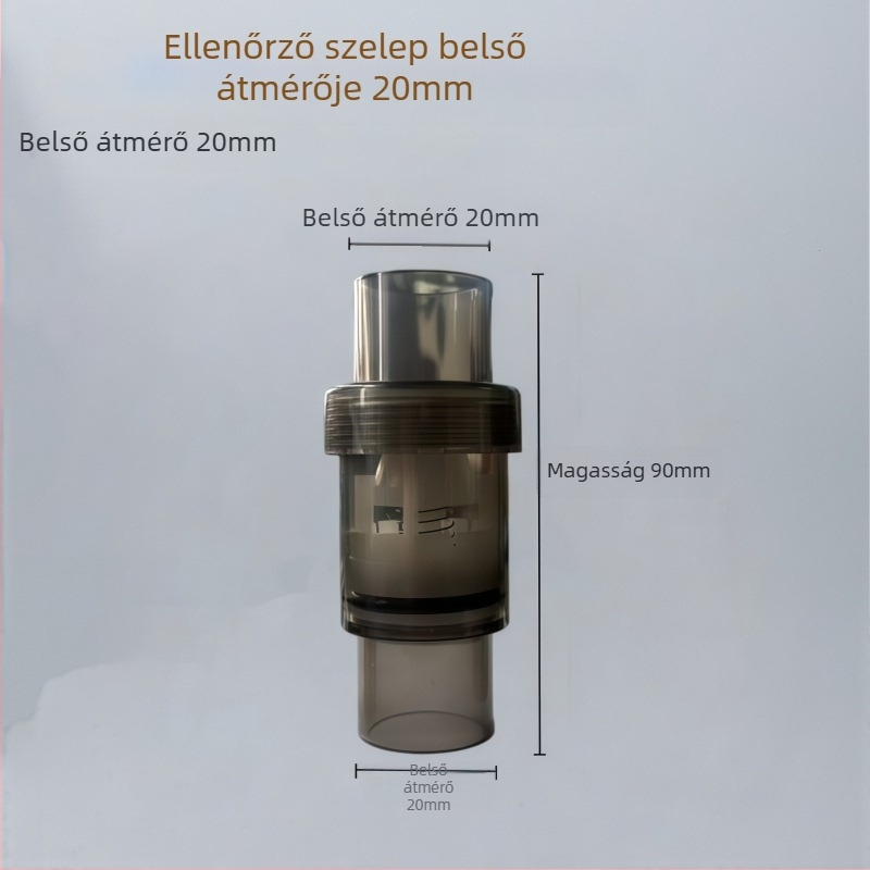 ABS akváriumi ellenőrző szelep, DIY visszafolyás elleni, alsó szűrőtartály, víz be- és kimenet