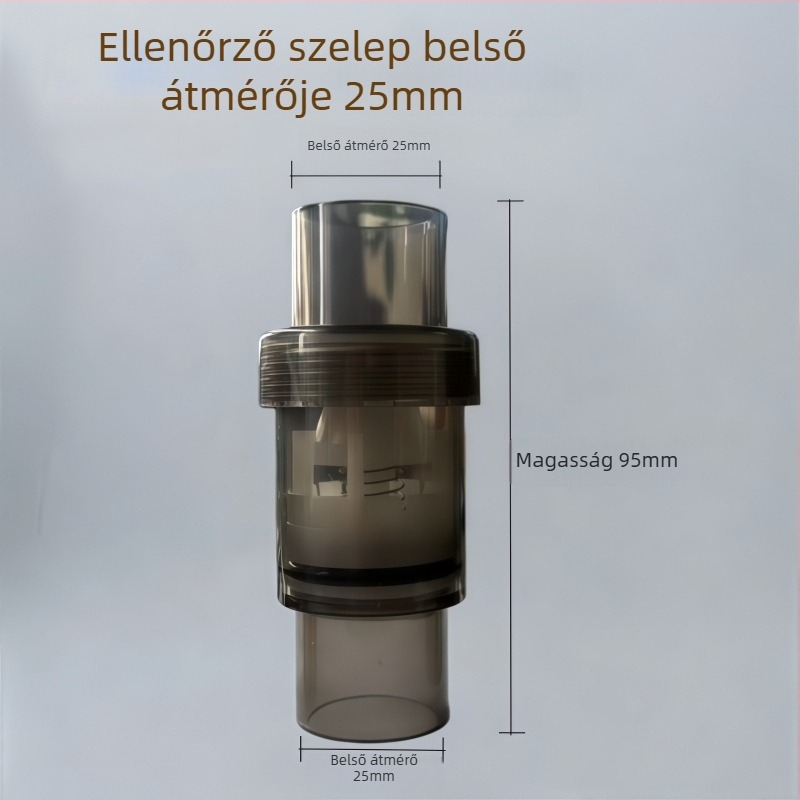 ABS akváriumi ellenőrző szelep, DIY visszafolyás elleni, alsó szűrőtartály, víz be- és kimenet
