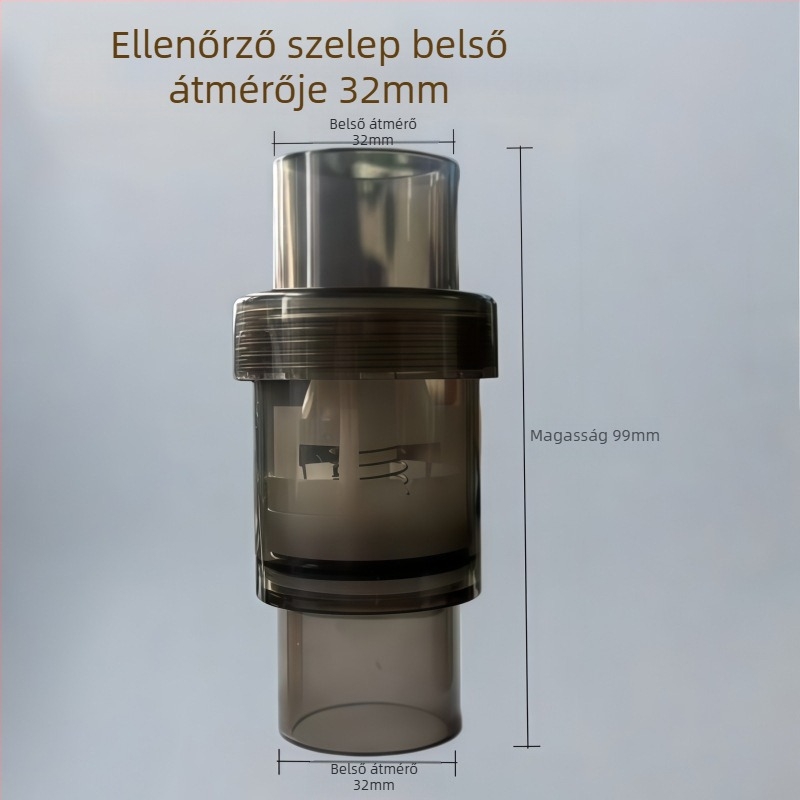ABS akváriumi ellenőrző szelep, DIY visszafolyás elleni, alsó szűrőtartály, víz be- és kimenet